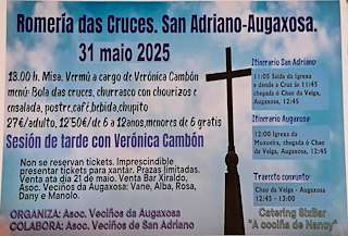 Fechas, información, programa, cartel, imágenes, mapa y ubicación de Romaría das Cruces de San Adriano - Augaxosa  en  Riotorto