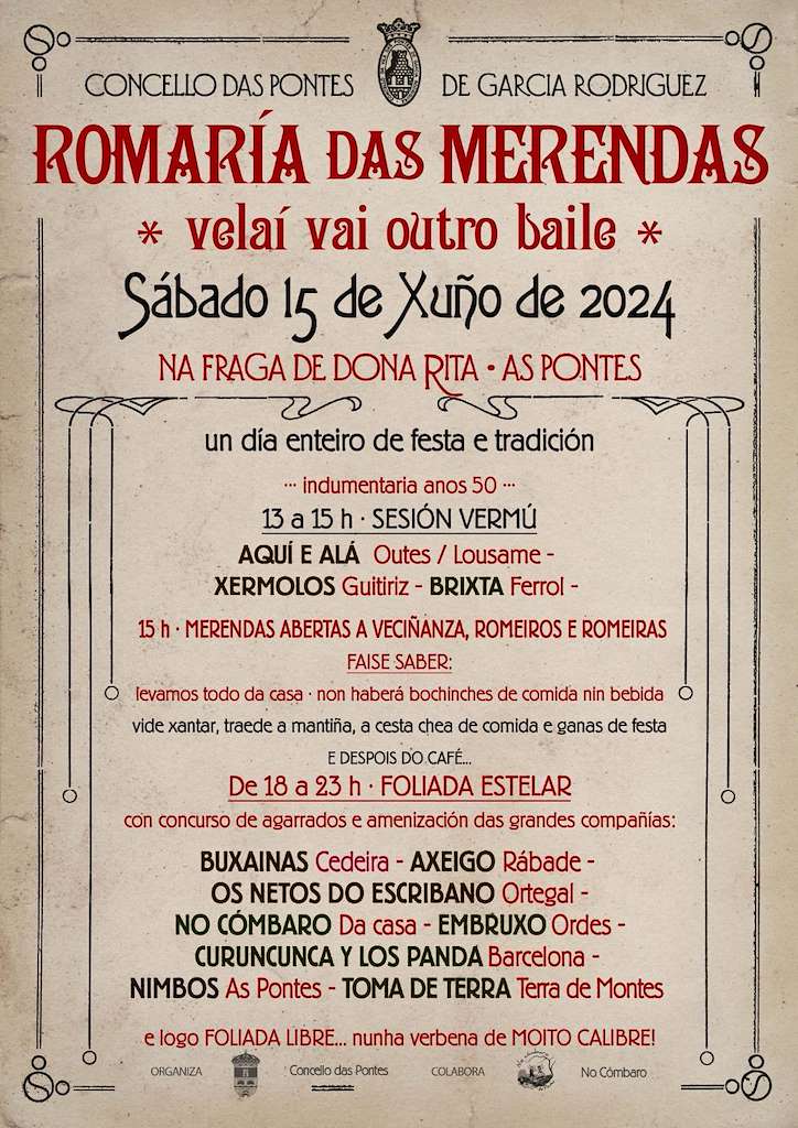 Romaria das Merendas (2024) en As Pontes de García Rodríguez