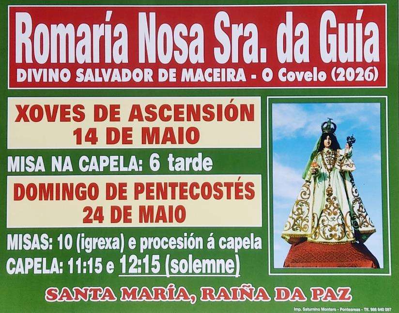 Romaría de Nosa Señora da Guia de Maceira  (2026) en Covelo