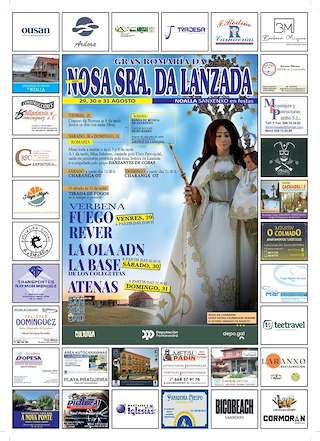 Fechas, información, programa, cartel, imágenes, mapa y ubicación de Romaría de Nosa Señora da Lanzada  en  Sanxenxo