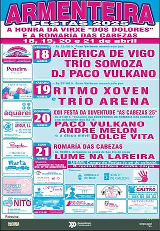 Fechas, información, programa, cartel, imágenes, mapa y ubicación de Romaría de Nosa Señora das Cabezas   en  Meis