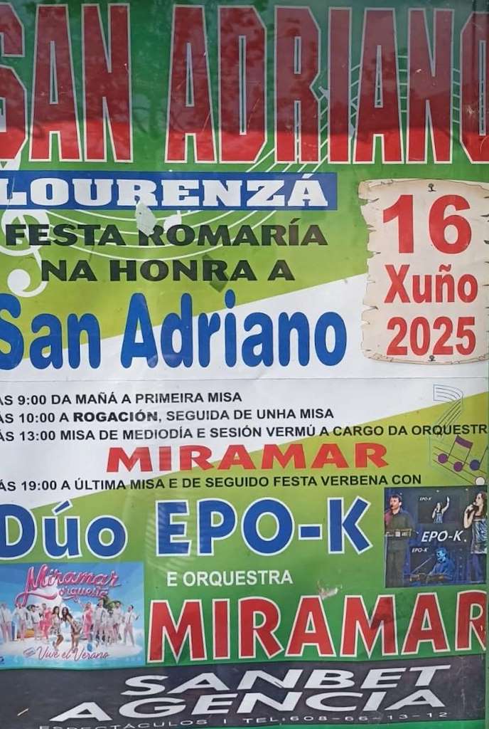 Romaría de San Adriano (2025) en Lourenzá