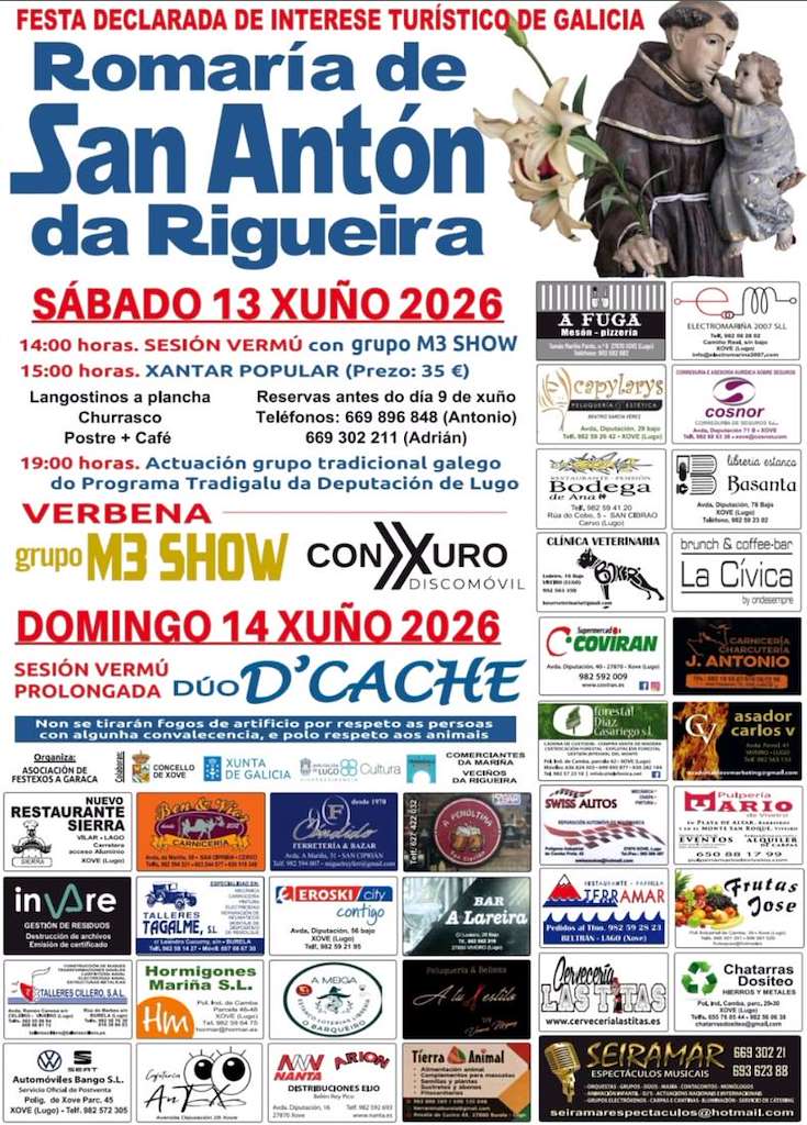 Romaría de San Antón da Rigueira en Xove