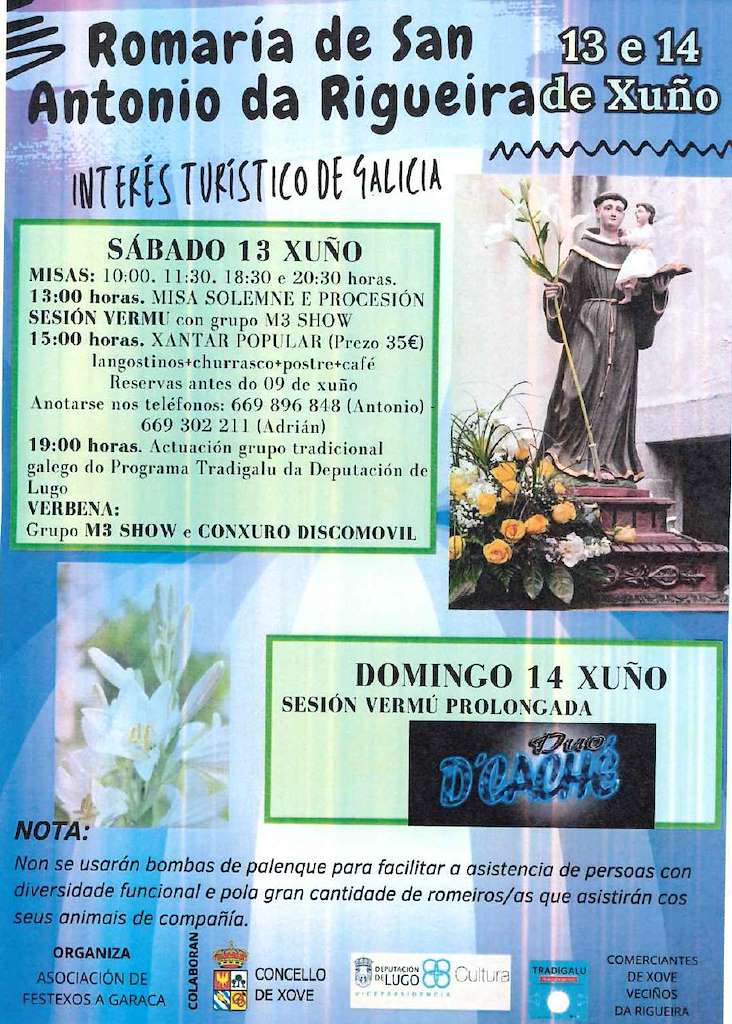 Romaría de San Antón da Rigueira en Xove