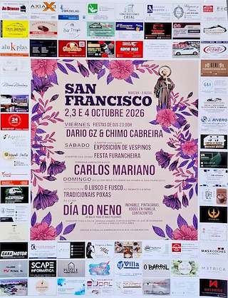 Fechas, información, programa, cartel, imágenes, mapa y ubicación de Romaría de San Francisco de Marzán (2026)  en  O Rosal