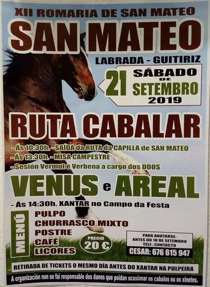 XII Romaría de San Mateo de Labrada  en Guitiriz