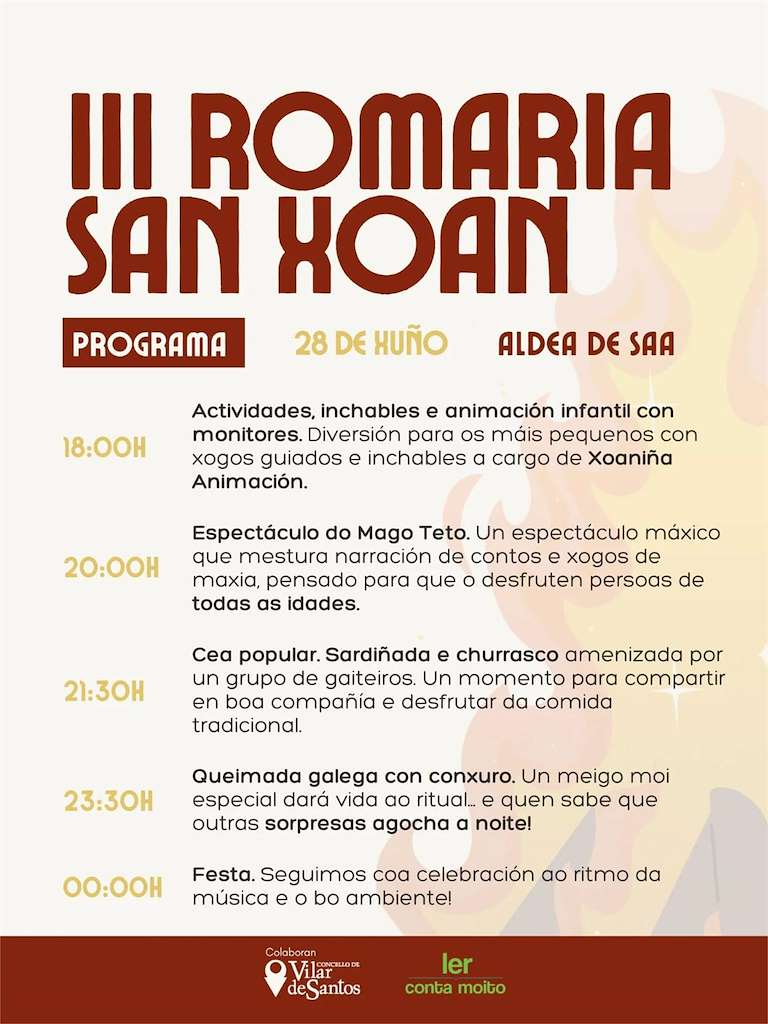III Romaría de San Xoán en Vilar de Santos