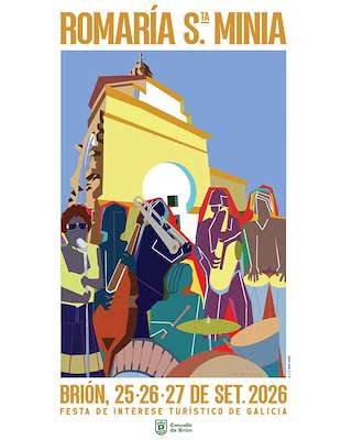 Fechas, información, programa, cartel, imágenes, mapa y ubicación de Romaría de Santa Minia (2026) en Brión