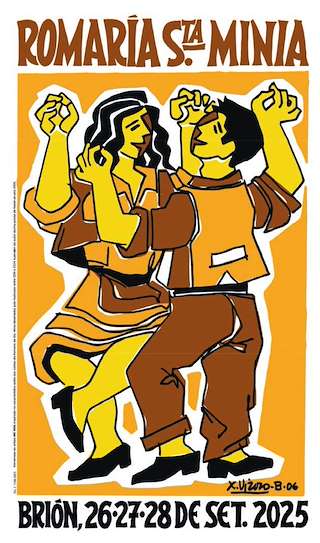 Fechas, información, programa, cartel, imágenes, mapa y ubicación de Romaría de Santa Minia  en  Brión