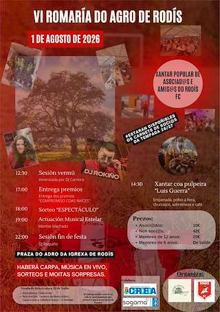 Fechas, información, programa, cartel, imágenes, mapa y ubicación de IV Romaría do Agro de Rodís (2026)  en  Cerceda