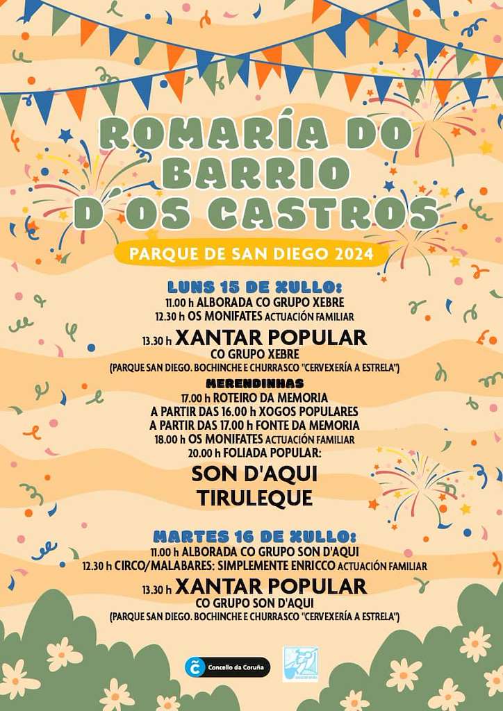 Romaría do Barrio de Os Castros en A Coruña
