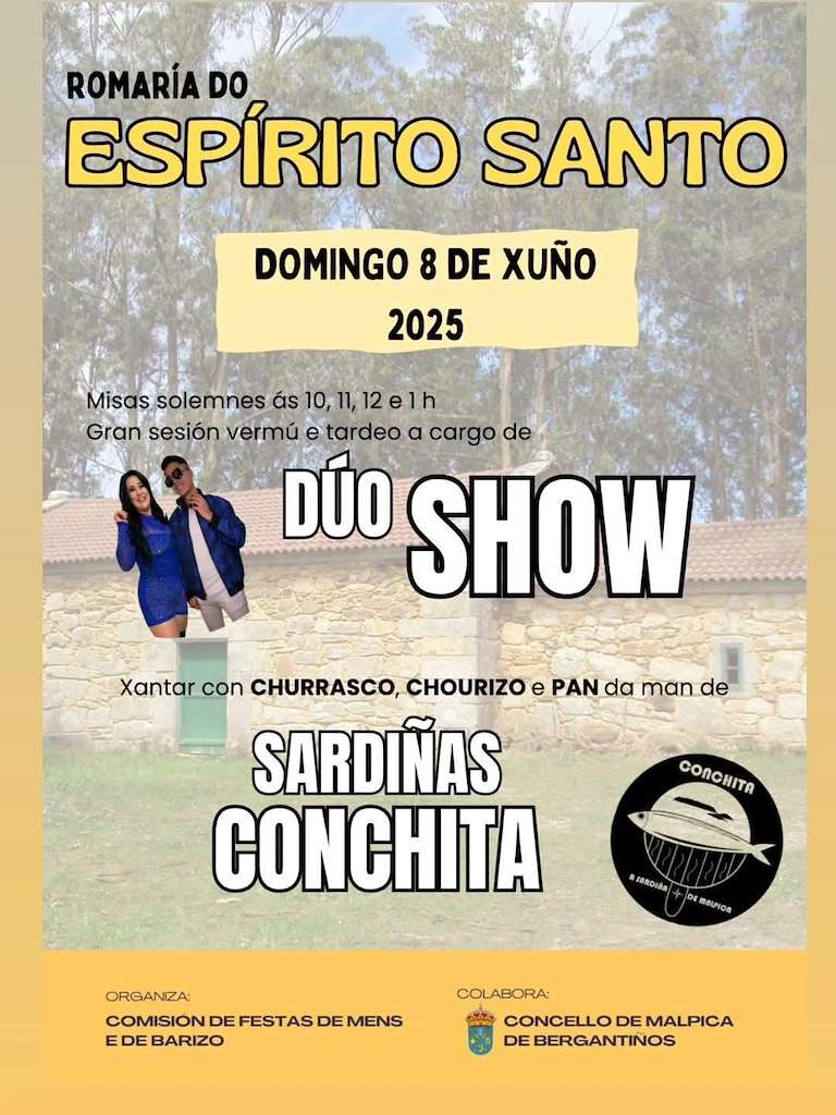 Romaría do Espírito Santo (2025) en Malpica de Bergantiños