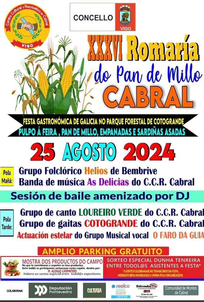 XXXVI Romaría do Pan de Millo de Cabral en Vigo