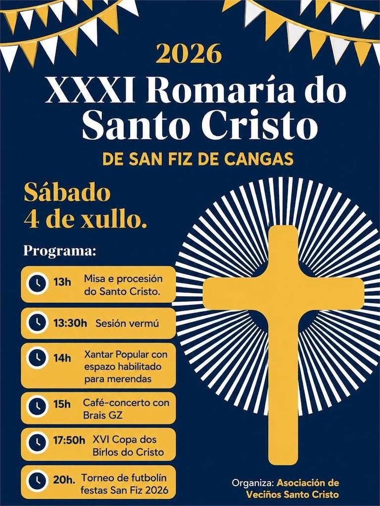 Romaría do Santo Cristo de San Fiz de Cangas (2026) en Pantón