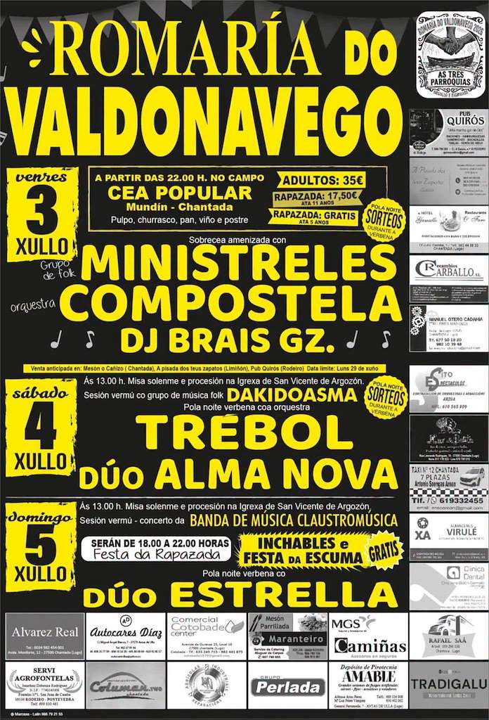Romaría do Valdonavego (2026) en Chantada