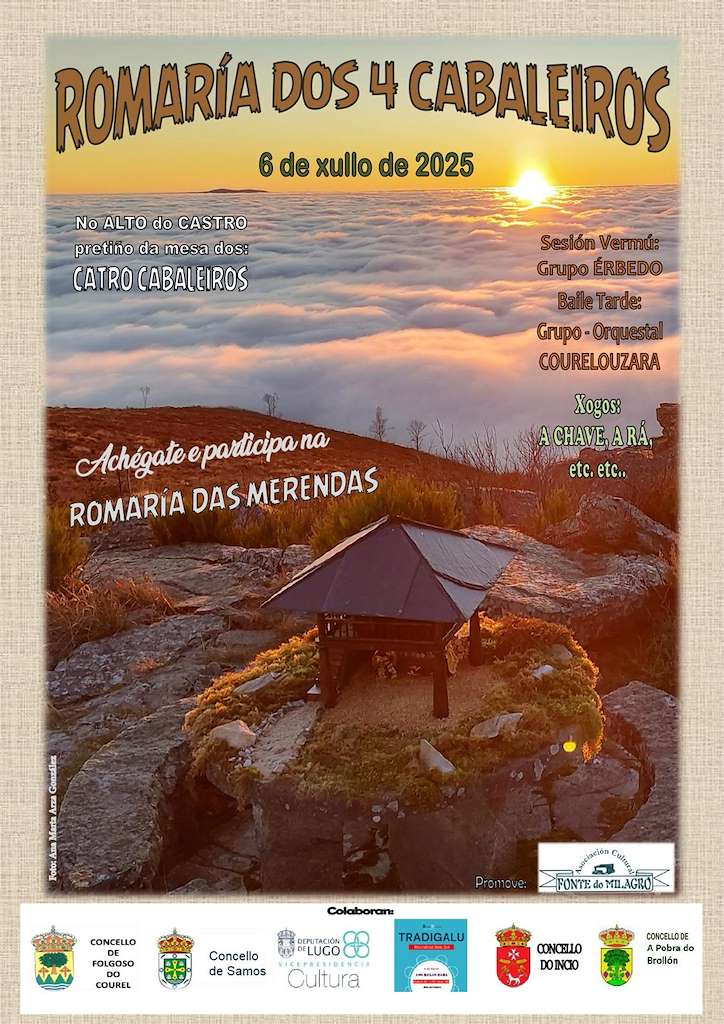 Romaría dos 4 Cabaleiros en Folgoso do Courel