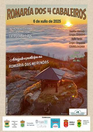Fechas, información, programa, cartel, imágenes, mapa y ubicación de Romaría dos 4 Cabaleiros  en  Folgoso do Courel
