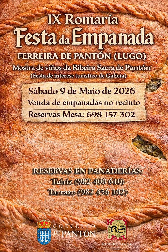 IX Romaría Festa da Empanada (2026) en Pantón