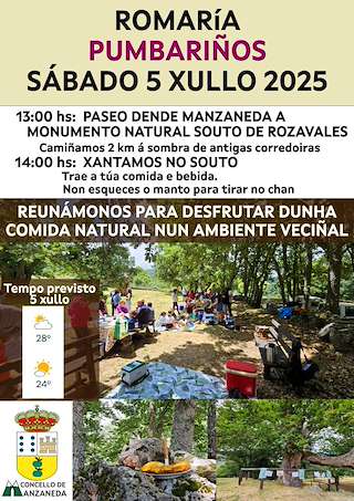 Fechas, información, programa, cartel, imágenes, mapa y ubicación de Romaría Pumbariños   en  Manzaneda