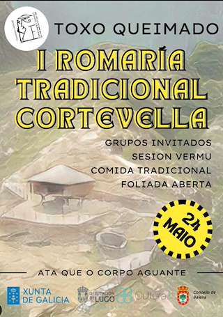 Fechas, información, programa, cartel, imágenes, mapa y ubicación de I Romaría Tradicional Cortevella  en  Baleira