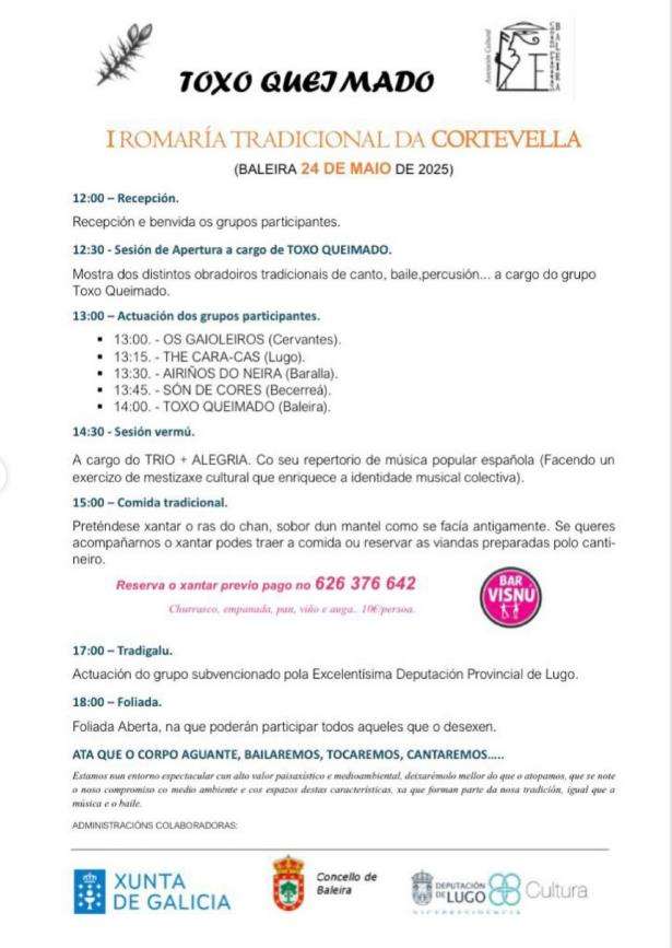 I Romaría Tradicional Cortevella (2025) en Baleira