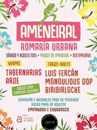 Fechas, información, programa, cartel, imágenes, mapa y ubicación de Romaría Urbana de Ameneiral  en  Ames