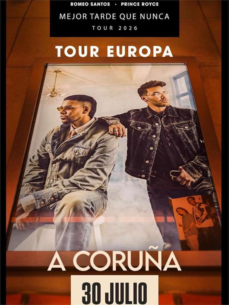Romeo Santos y Prince Royce (2026) en A Coruña