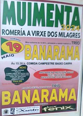 Romería a Virxe dos Milagros de Muimenta  en Cospeito