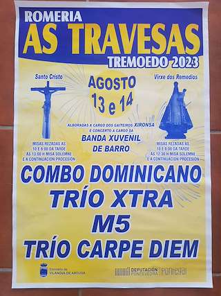 Romería As Travesas de Tremoedo en Vilanova de Arousa