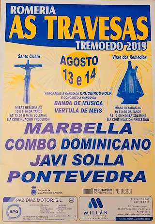 Romería As Travesas de Tremoedo en Vilanova de Arousa