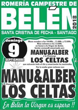 Romería de Belén de Santa Cristina de Fecha (2026) en Santiago de Compostela