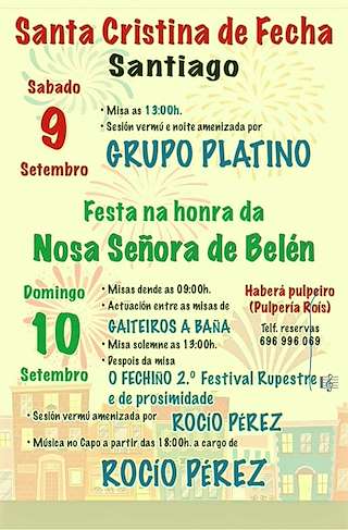 Romería de Belén de Santa Cristina de Fecha (2026) en Santiago de Compostela