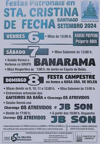 Romería de Belén de Santa Cristina de Fecha (2026) en Santiago de Compostela