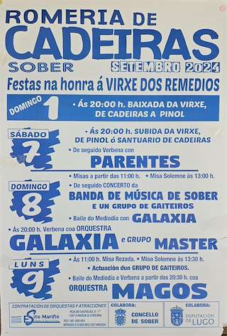 Romería de Cadeiras - Virxe dos Remedios en Sober