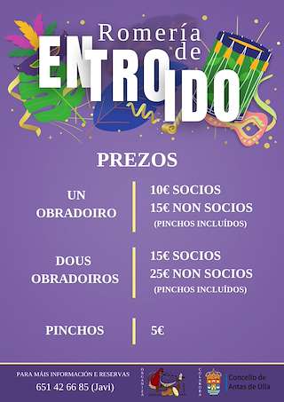 Romería de Entroido en Antas de Ulla