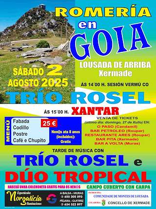 Romería de Goia (2026) en Xermade