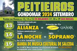 Romería de la Virgen de los Milagros de Peitieiros en Gondomar