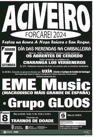 Romería de Nosa Señora e San Roque de Aciveiro en Forcarei