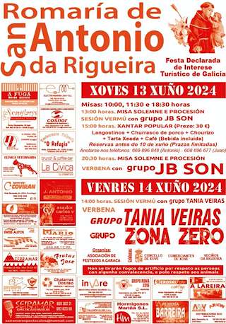 Romaría de San Antón da Rigueira en Xove
