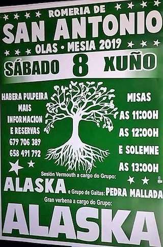 Romería de San Antonio de Olas en Mesía