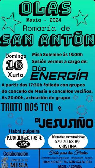 Romería de San Antonio de Olas en Mesía