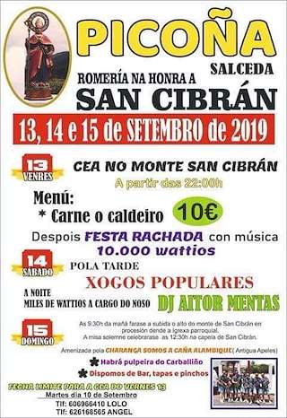 Romería de San Cibrán de Picoña en Salceda de Caselas