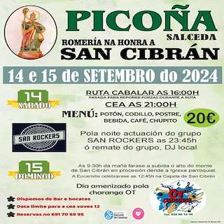 Romería de San Cibrán de Picoña en Salceda de Caselas