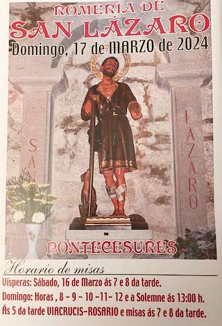 Romería de San Lázaro en Pontecesures