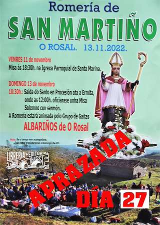 Romería de San Martiño (2025) en O Rosal