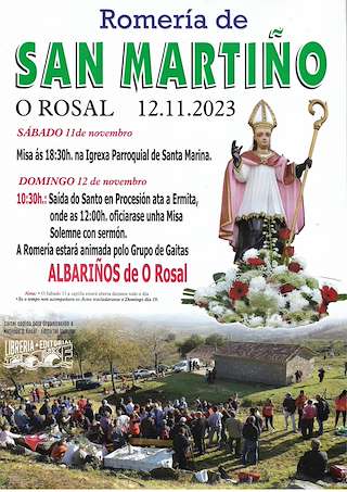 Romería de San Martiño (2025) en O Rosal