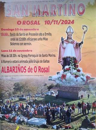 Romería de San Martiño (2025) en O Rosal