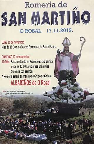 Romería de San Martiño (2025) en O Rosal