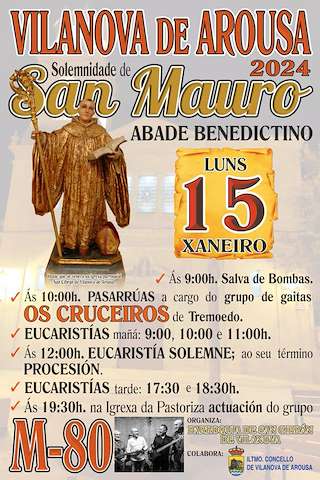 Romería de San Mauro de San Cipriano (2027) en Vilanova de Arousa