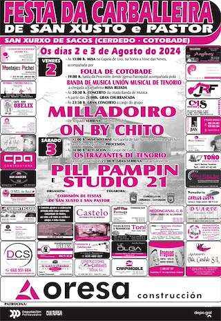 Romería de San Xusto y Pastor de San Xurxo de Sacos en Cerdedo-Cotobade